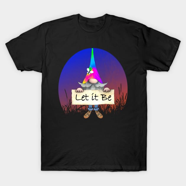 Groovy Hippie Gnome T-Shirt by RockReflections